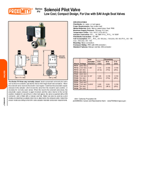Thumbnail of document Data Sheet - PV Solenoid Pilot Valve